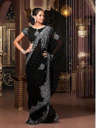 Embroidered sarees Manufacturer Supplier Wholesale Exporter Importer Buyer Trader Retailer in Rajkot Gujarat India